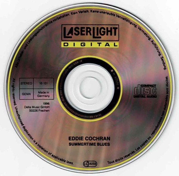 CD: Eddie Cochran - Summertime Blues -include "C'mon Everybody" – Usato da Unterbäch venduto da vuqsa 2