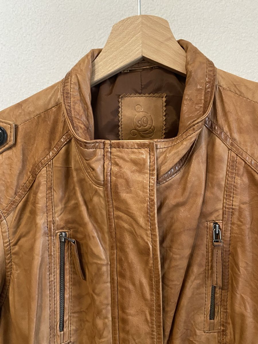S.Oliver Giacche: Veste en cuir brun s.Oliver – Usato da Crissier venduto da Fiona_yz23 1
