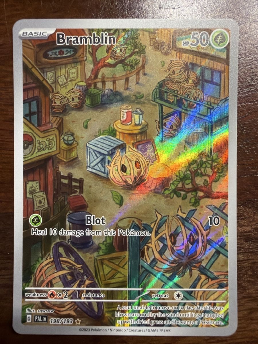 Pokémon Sammelbilder & Trading cards: Bramblin (PAL 198) – Neu (gemäss Beschreibung) aus Emmenbrücke von Pack_Ripper