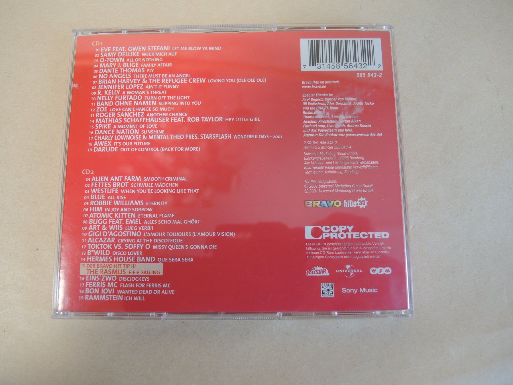 CD: Bravo Hits No 35 Doppel CD - Die grössten Hits – Usato da Rorschach venduto da maeck8 4