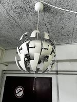 IKEA Lampe silber/weiss unbeschädigt