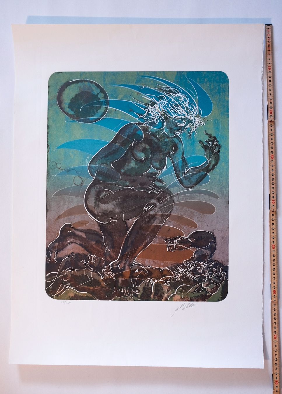 Grafica & Litografie: Schöne Hans Erni Farb Lithografie handsigniert – Usato da Bern venduto da meg_ypc9 3
