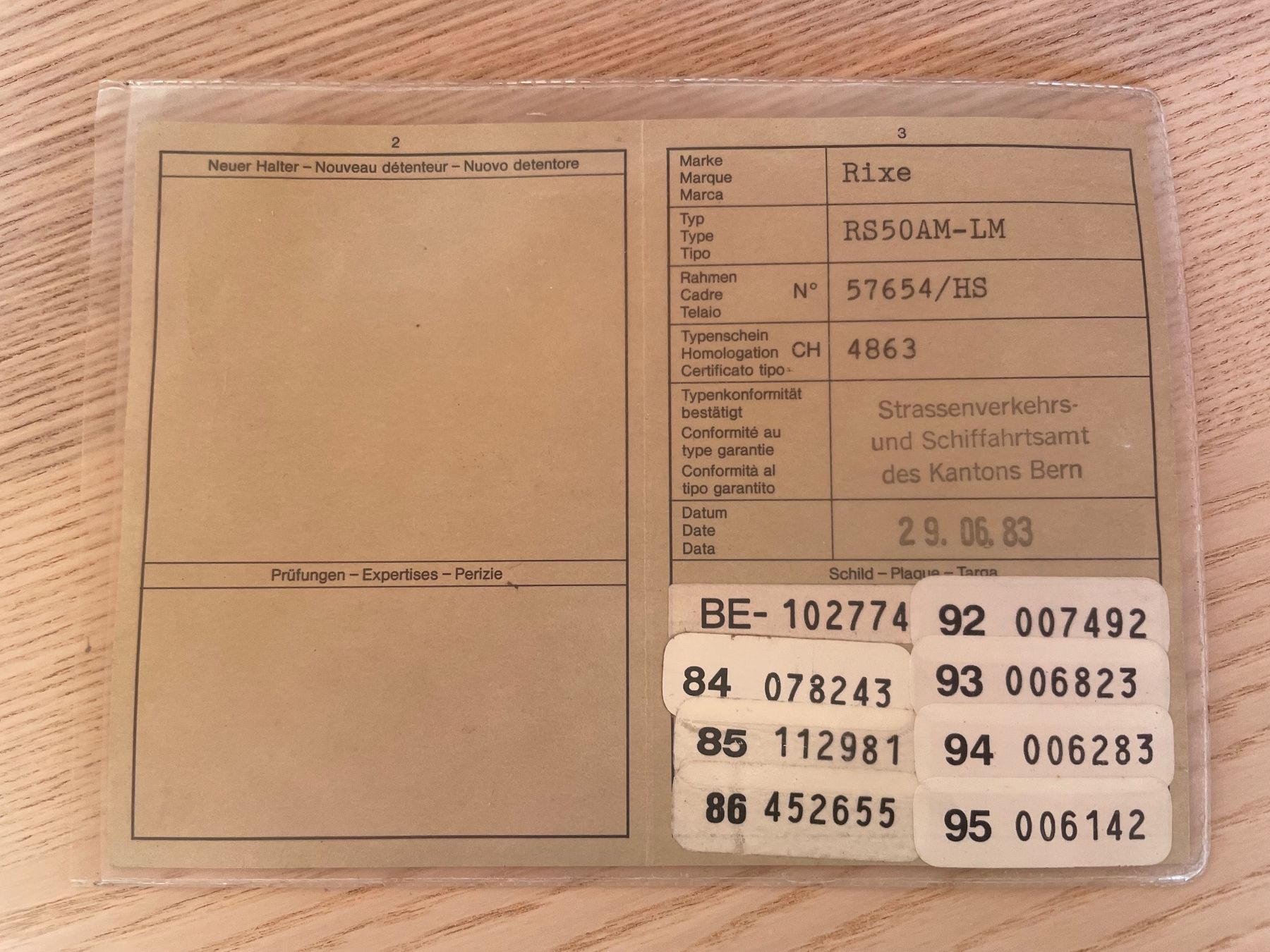 Sachs Ciclomotori: Rixe RS 50 AM-LM Sachs 502 Oldtimer Mofa – Usato da Feldbach venduto da Olive1 8