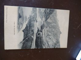 Sehr alte Postkarte vom Grimsel