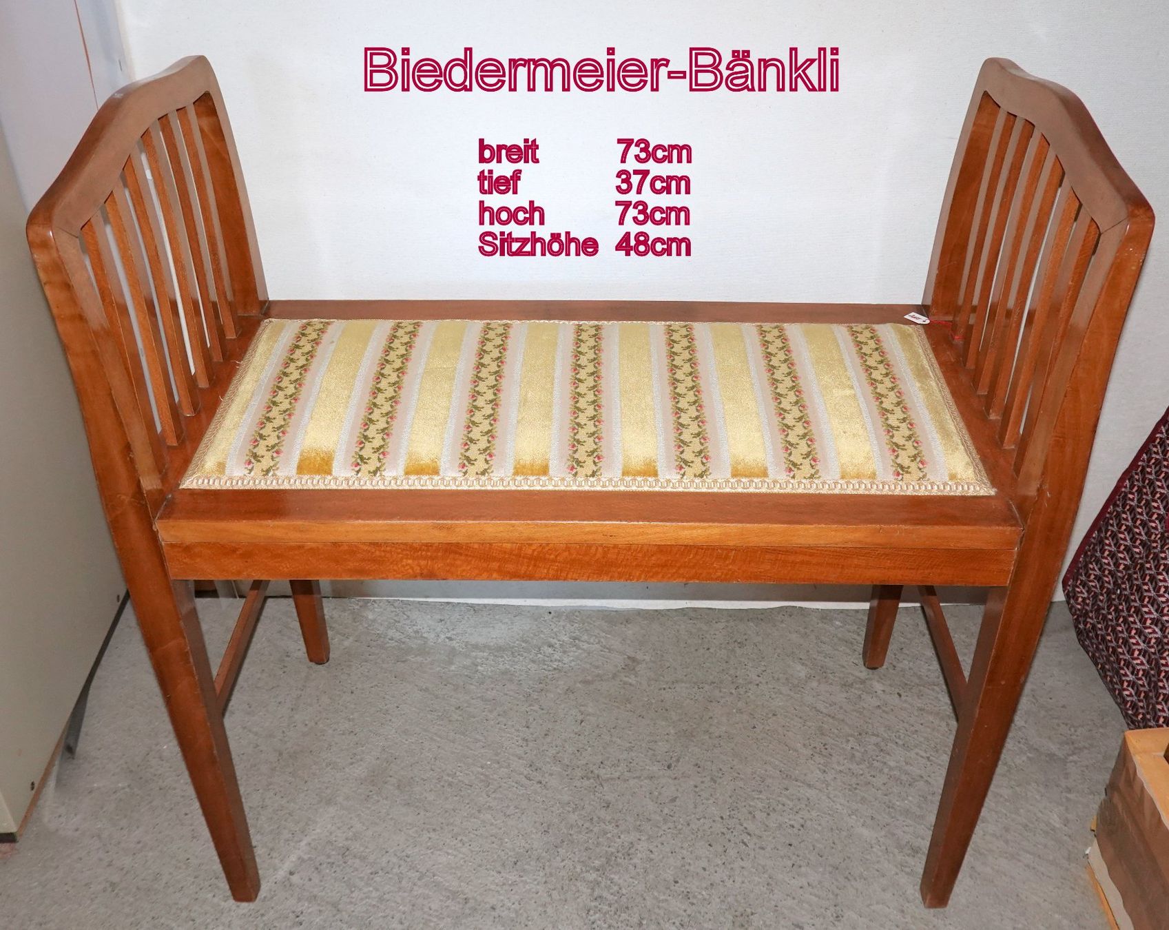 Panchine: Biedermeier-Bänkli – Usato da Brunnen venduto da brocundfloh
