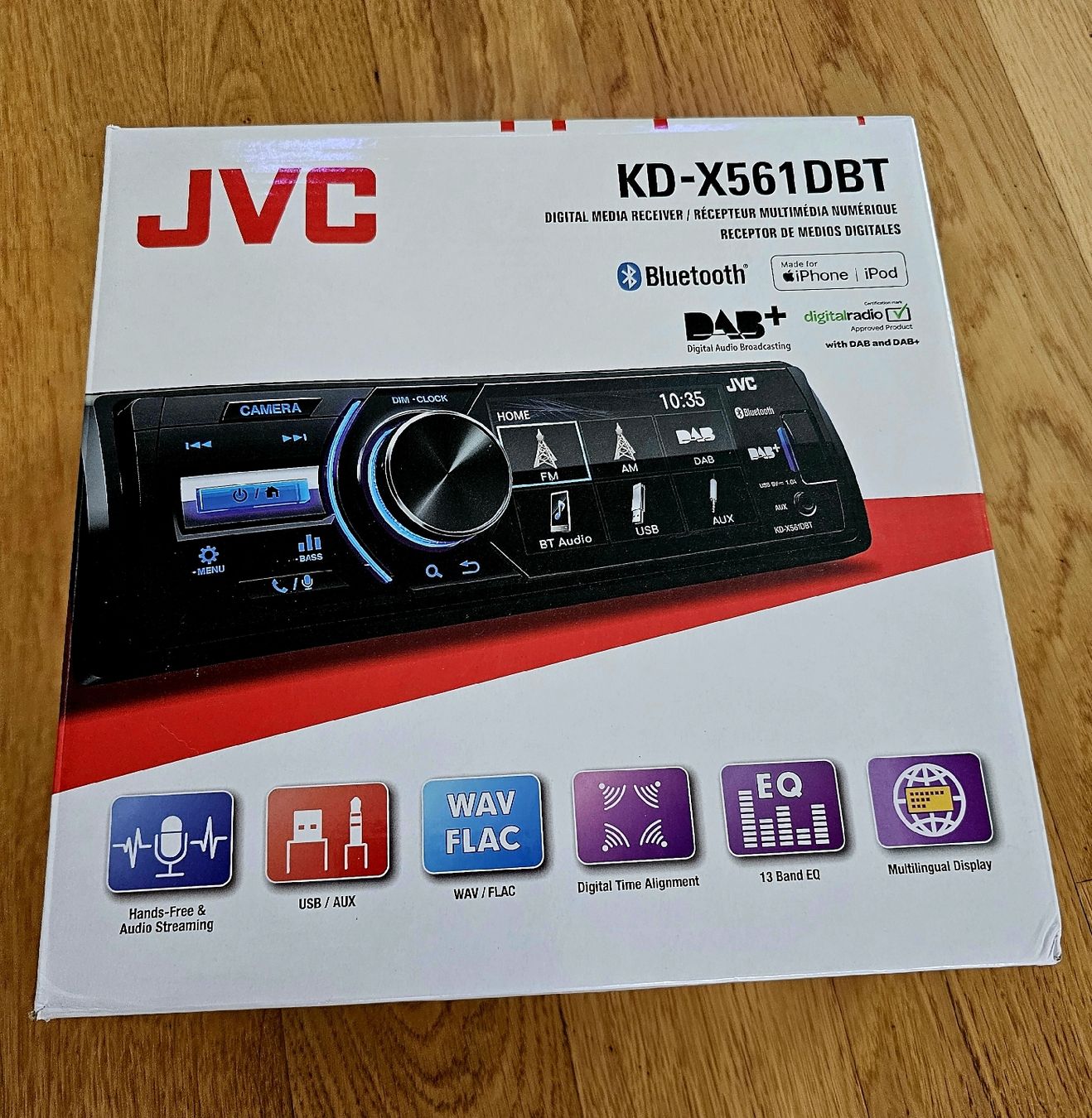 JVC Radio: JVC KD-X561DBT Digital-Media-Receiver mit Bluetooth & DAB+ – Nuovo e nell'imballaggio originale da Abtwil AG venduto da Streetparade