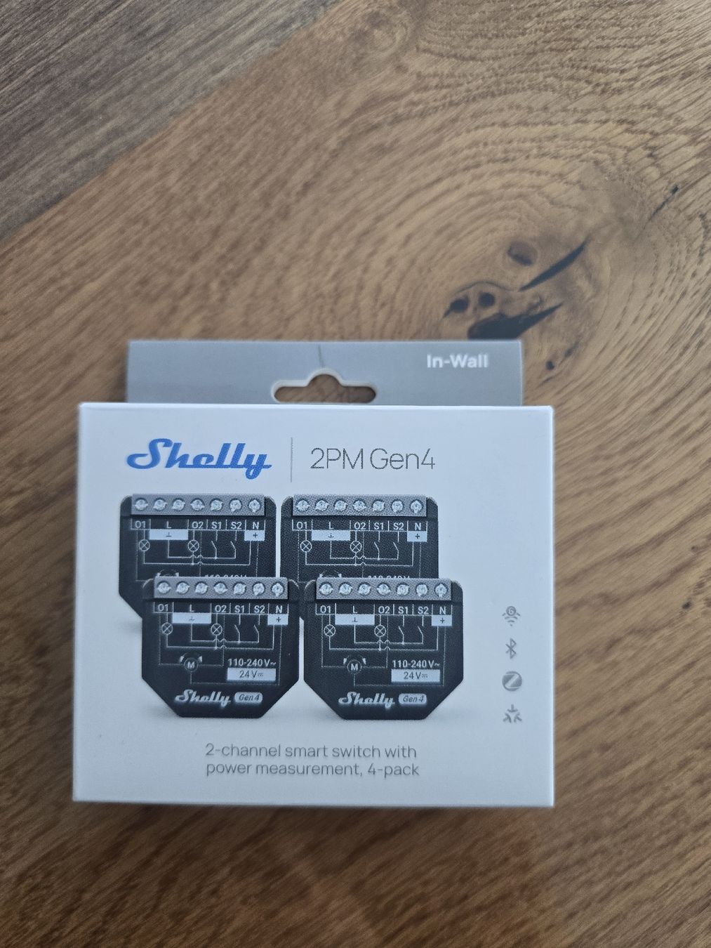 Shelly Sistema di controllo: Shelly 2PM Gen4 In-Wall smart switch 4-pack neu – Nuovo e nell'imballaggio originale da Gossau SG venduto da SiGoo