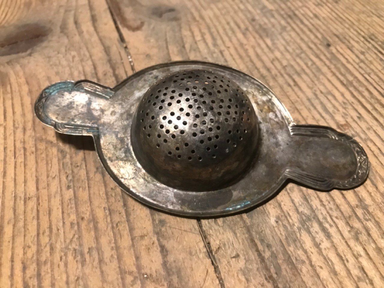 Elettrodomestici da cucina: Vintage Teesieb aus Silber – Usato da Basel venduto da jillybean 4