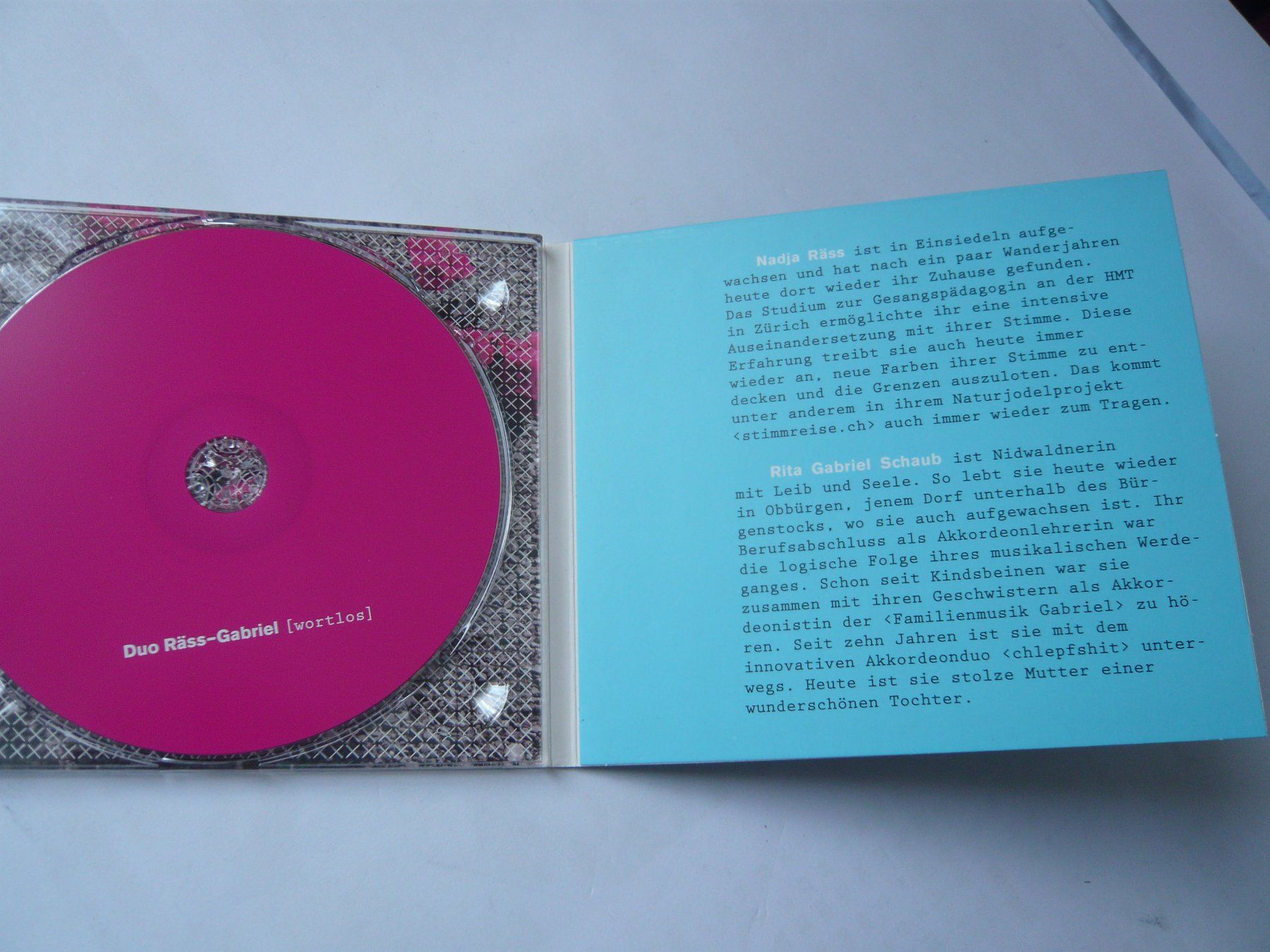 CD: DUO RÄSS - GABRIEL (Wortlos) – Usato da Winterthur venduto da Cajun 1