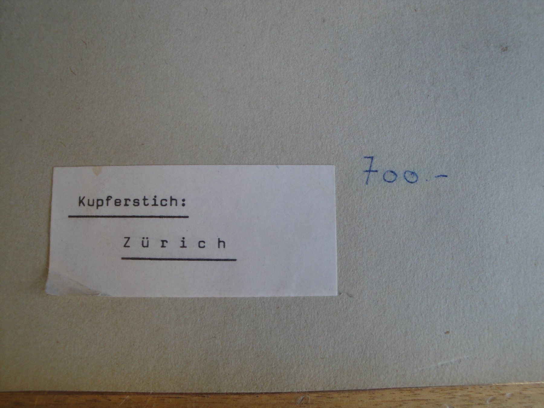 Stiche: Zürich Kupferstich 1798 – Gebraucht aus Trachslau von post35 2