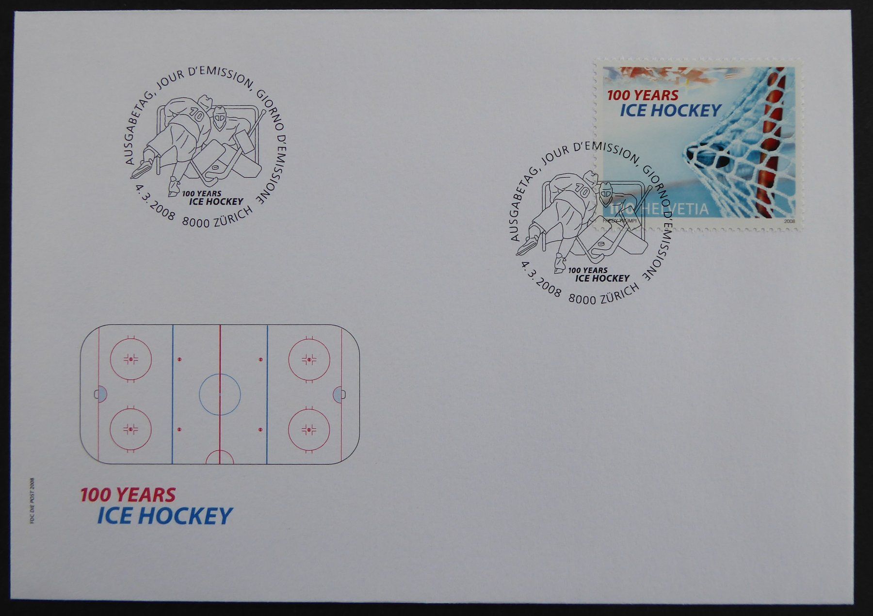 Tutti i francobolli: 2008 - CH - Znr. 1266 / Einzelwert - FDC - ES - 04.03.2008 – Usato da Holziken venduto da Cindy003