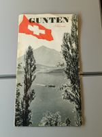 Alter Prospekt / Gunten - Thunersee Ausgabe ca. 1939