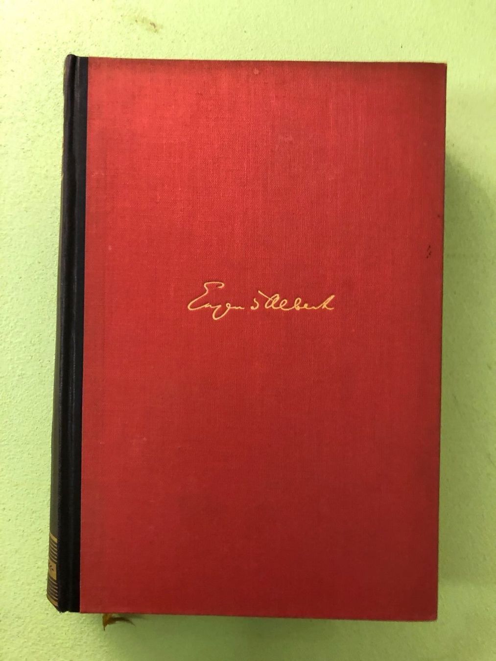 Libri: Wilhelm Raupp:  Eugen d'Albert – Usato da Zürich venduto da allp