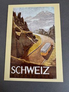 Ansichtskarten: SCHWEIZERISCHE ALPENPOSTEN  - ANSICHTSKARTE – Gebraucht aus Honau von sainj