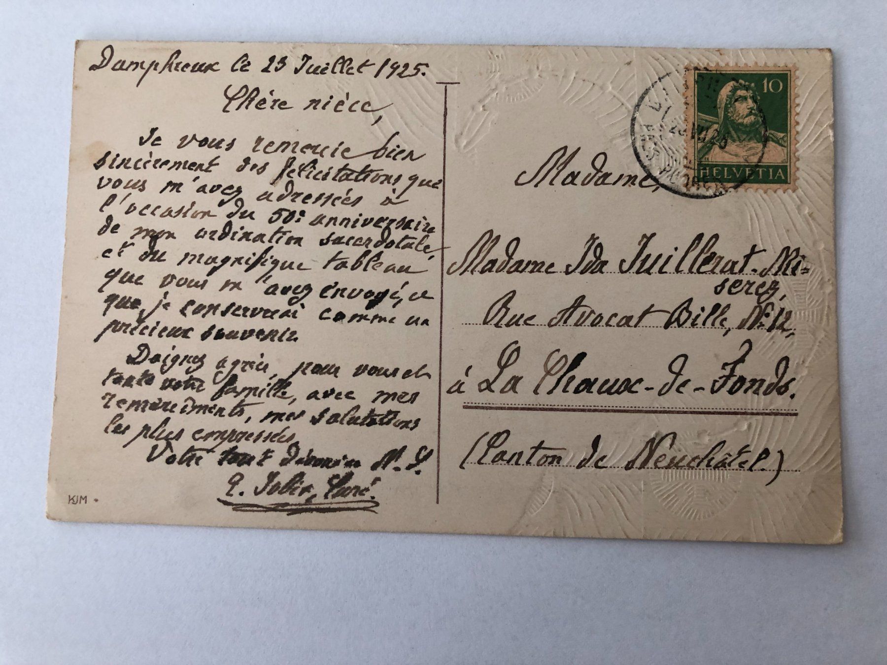 Ansichtskarten: Jesuskind 1925 – Gebraucht aus Pfäffikon ZH von Waltoversand 1
