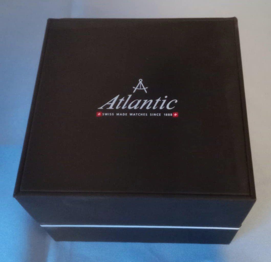 Scatole porta orologi: Boîte à Montre ATLANTIC - Swiss – Usato da Le Locle venduto da borgespatricia 6