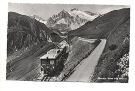 OBERALP-BAHN und Strasse