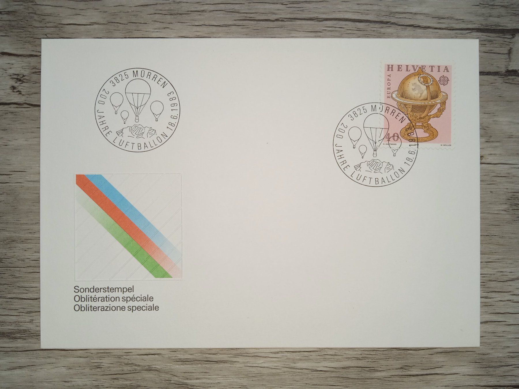 Tutti i francobolli: TR18 Enveloppe + Timbre Suisse 1983 – Usato da Cousset venduto da Patrick_Collections