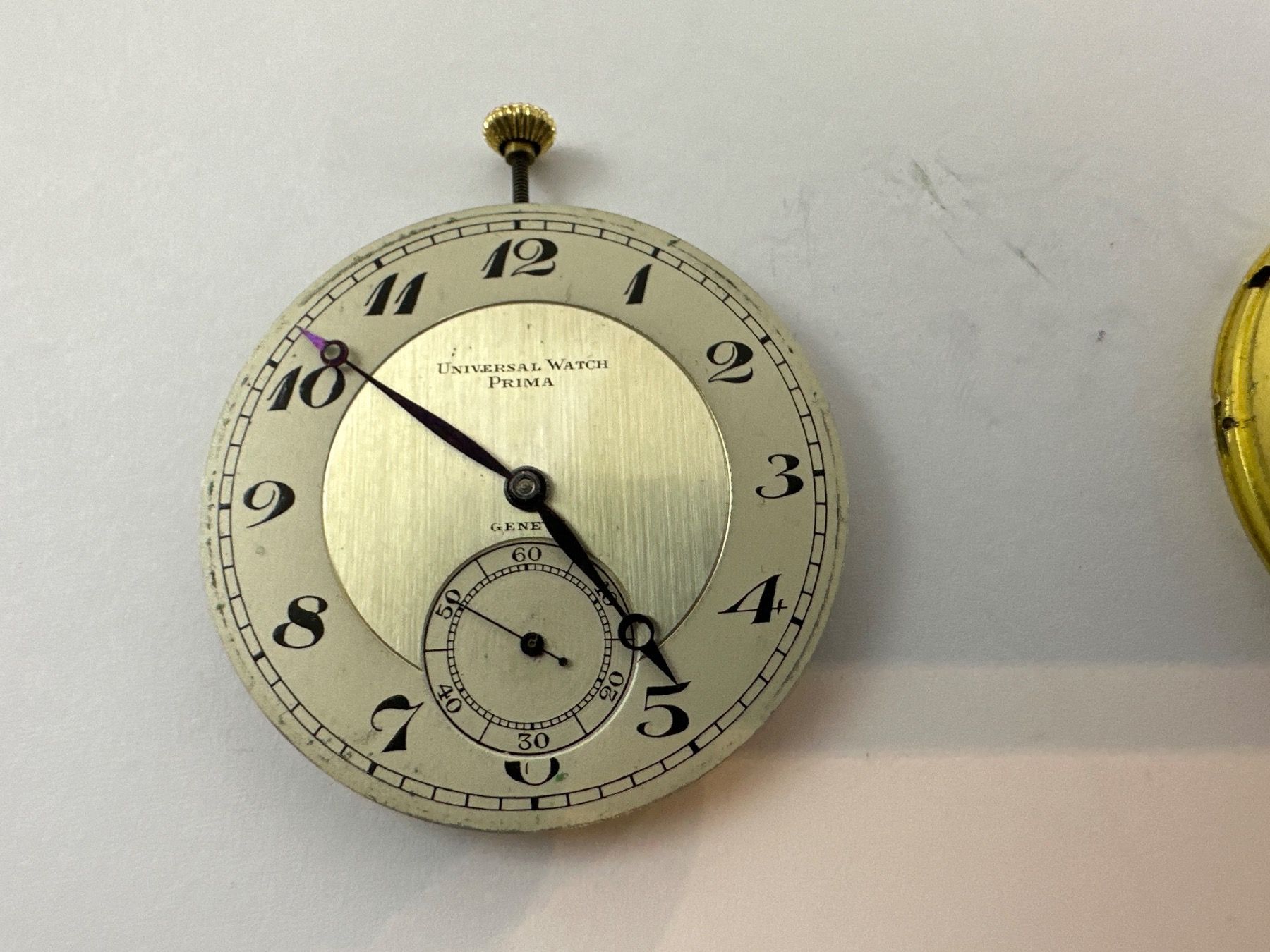 Universal Genève Uhren: Universal Watch Prima Taschenuhr Werk – Gebraucht aus Brüttisellen von AlphaOmega05 2