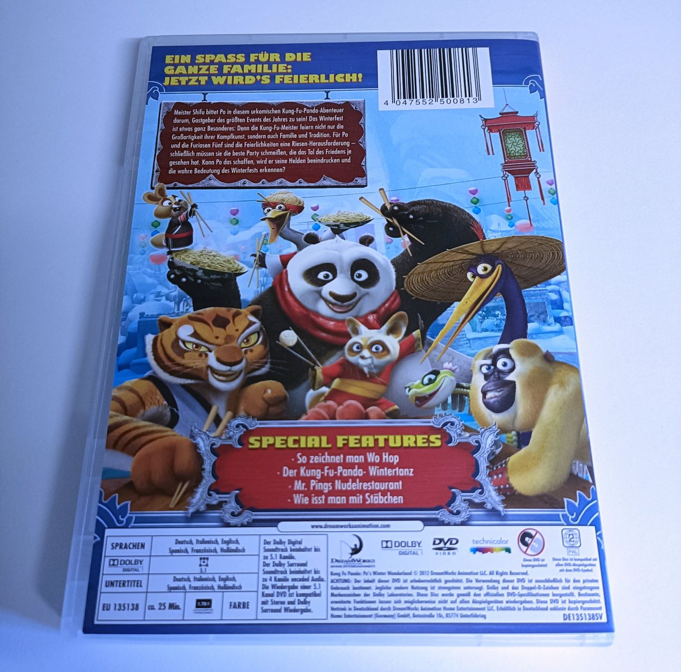Tutti i DVDs: Kung Fu Panda - Ein Schlagfertiges Winterfest – Usato da Köniz venduto da Movieportal007 1