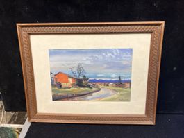 PEINTURE SIGNÉE GABRIEL EDUARD HABERJAHN(1890-1956)