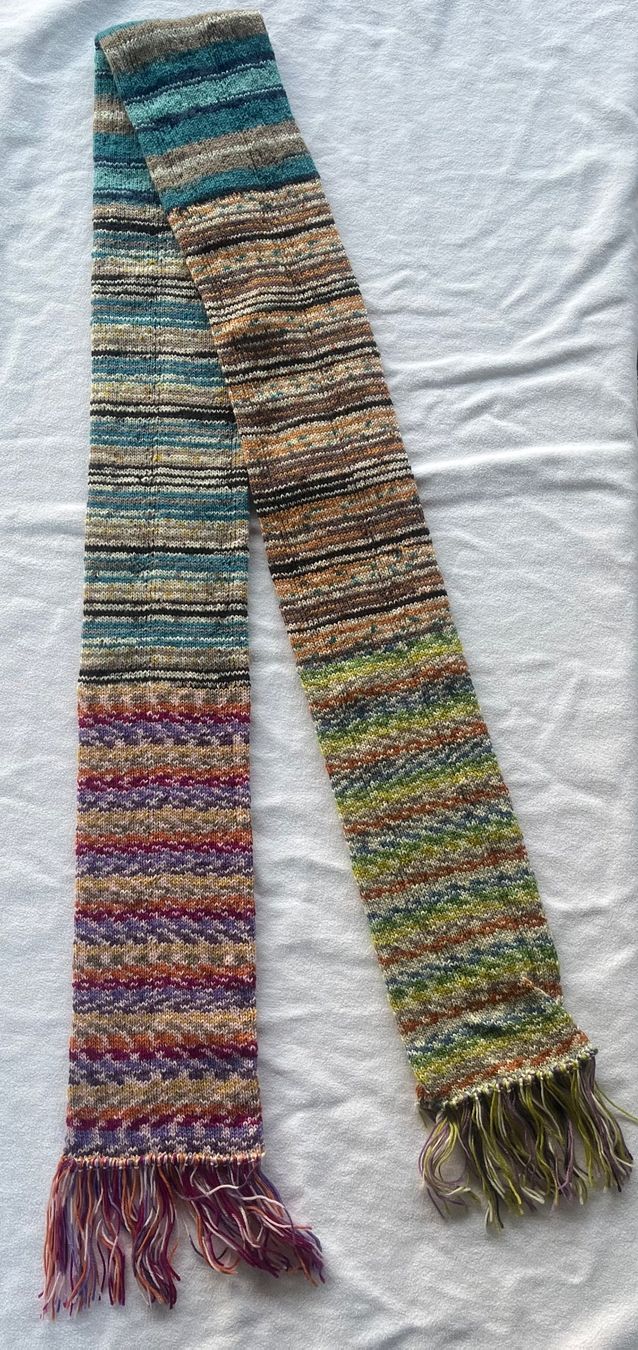 Foulards, Tücher & Schals: Halsschal selbst gestrickt – Neu (gemäss Beschreibung) aus Güttingen von Phantomius