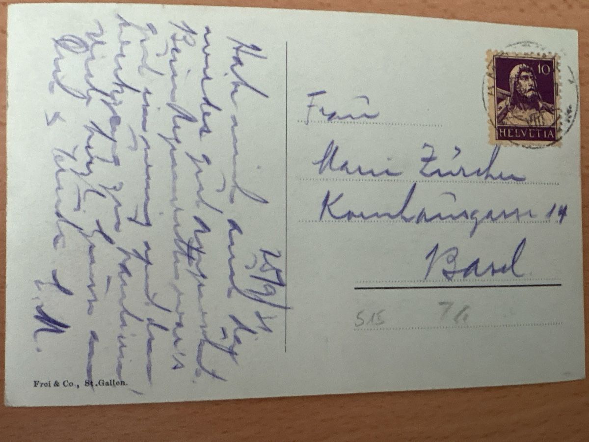 Ansichtskarten: Alte Ansichtskarte Amriswil 1931 – Gebraucht aus Fislisbach von Badensia54 1