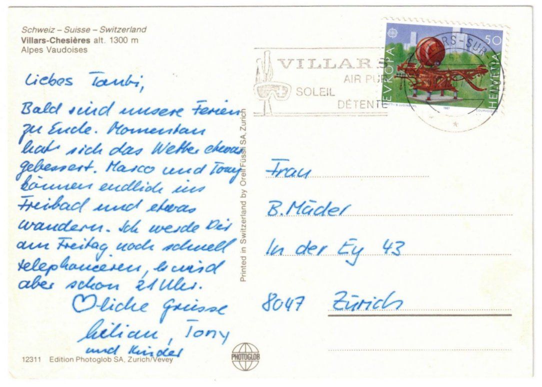 Cartes postales: Villars - 5 Bild AK – D'occasion à Binningen par Mountainrider 1