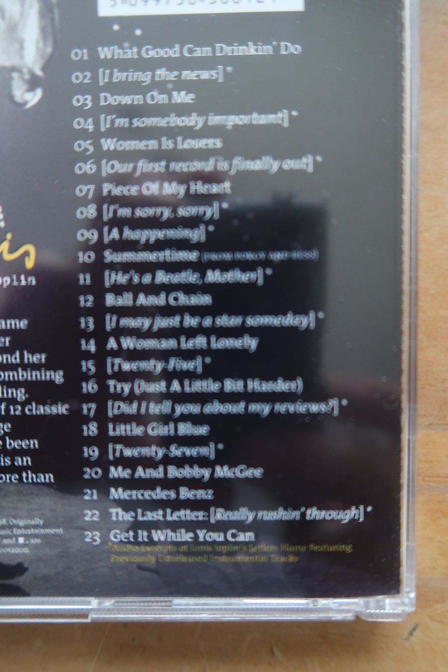 CDs: JANIS JOPLIN - LOVE JANIS - CD – Gebraucht aus Basel von Patiscat 2