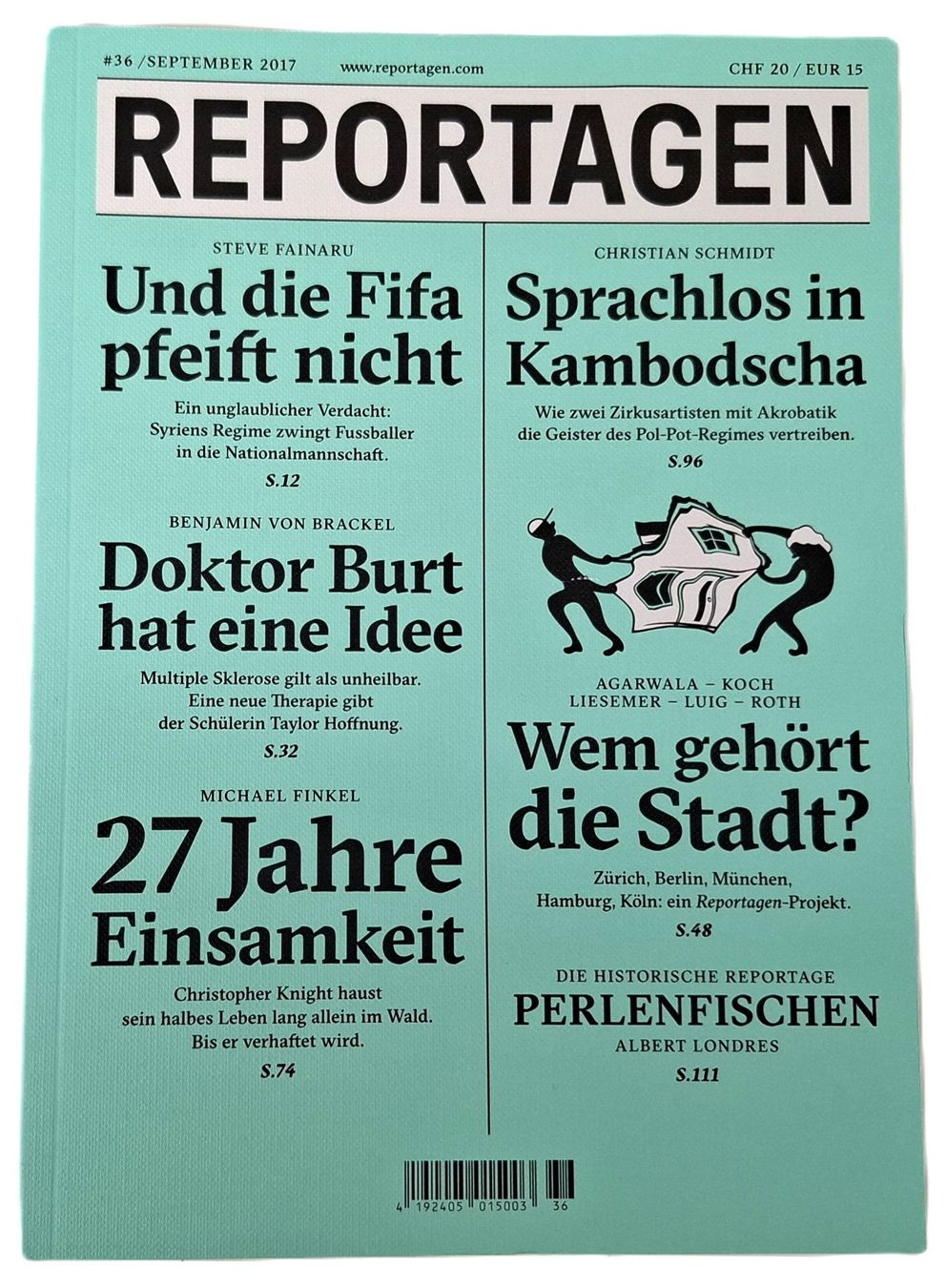 Zeitschriften & Magazine: REPORTAGEN NR. 36 September 2017 – Gebraucht aus Wil SG von Restwert_Wil