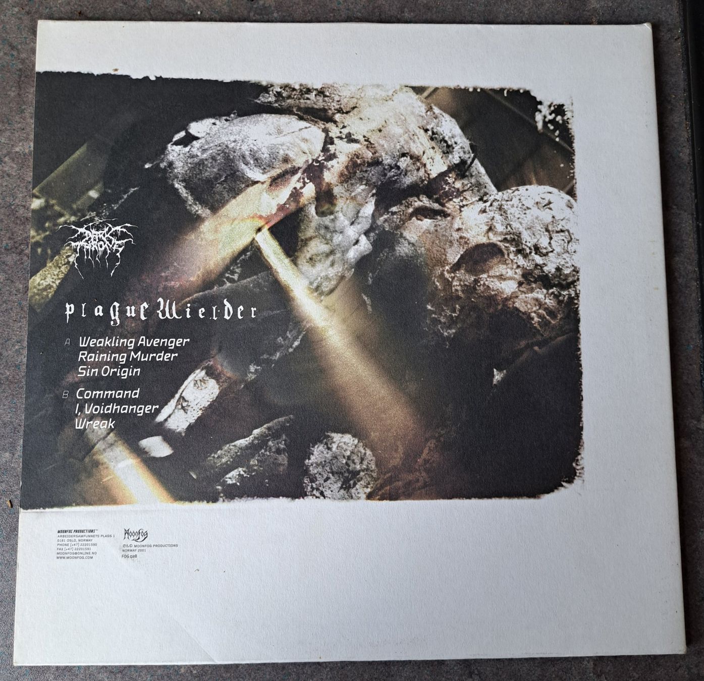 Dischi in vinile: Darkthrone - Plaguewielder LP Vinyl ORIGINAL – Usato da Solothurn venduto da Temple_of_Triton 1