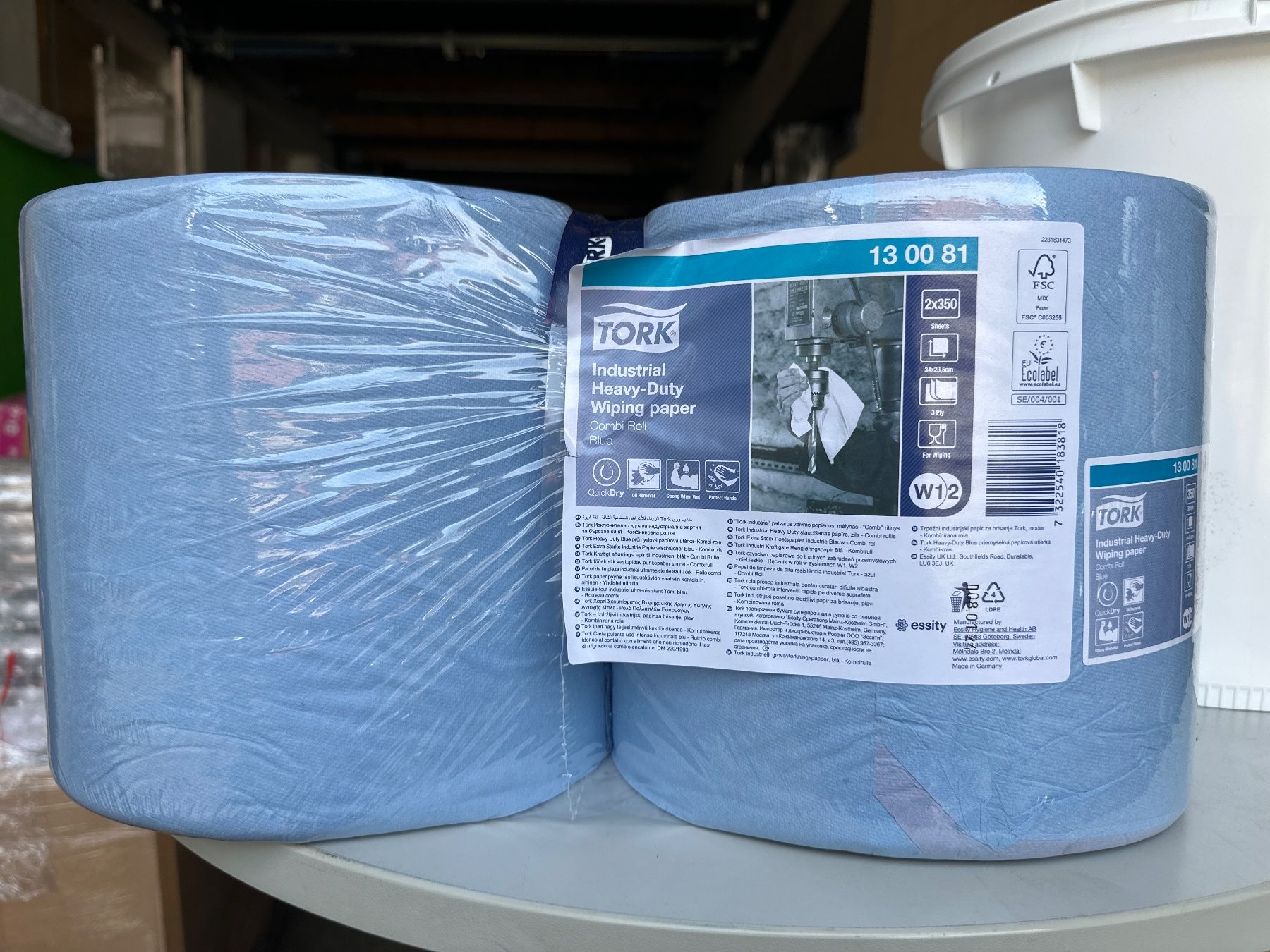 Portasciugamani: 2 Tork Handpapier-Rollen – Nuovo e nell'imballaggio originale da Necker venduto da liq24