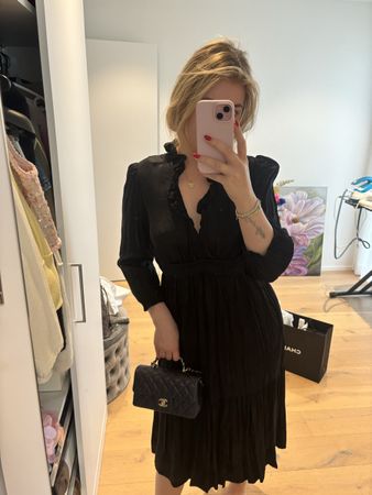Ba&sh Kleid, schwarz, Gr. 36 - Perfekt für den Herbst!