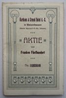 Aktie Kurhaus Walzenhausen 500 Fr. (ungültig)