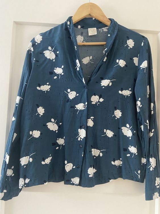 Haut Féminin Des Petits Hauts Bleu - Coton, Taille 36, Occasion En Très Bon état