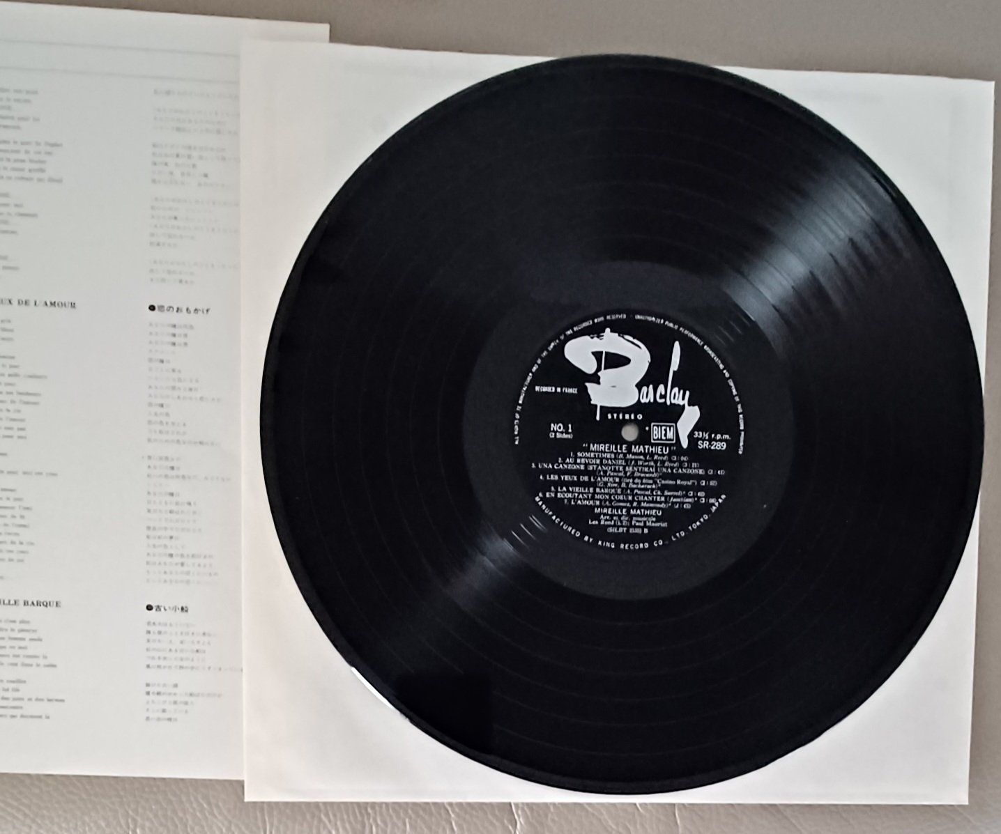 Dischi in vinile: Mireille Mathieu 1969 Japan Press VG+ – Usato da Hägendorf venduto da Plattenhardt 4