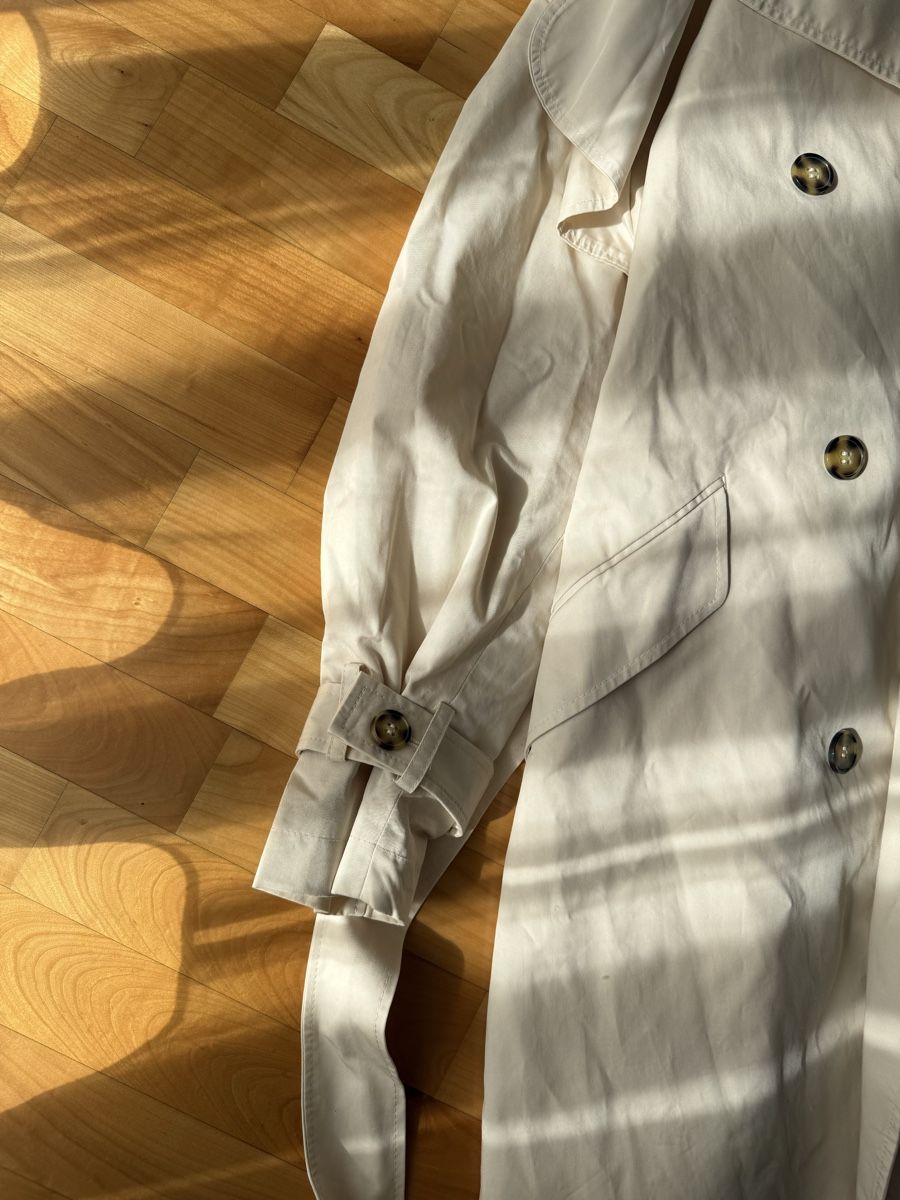H&M Mäntel: H&M langer Trenchcoat, Grösse S, hellbeige – Neu (gemäss Beschreibung) aus Lachen SZ von ali_5xw5 1