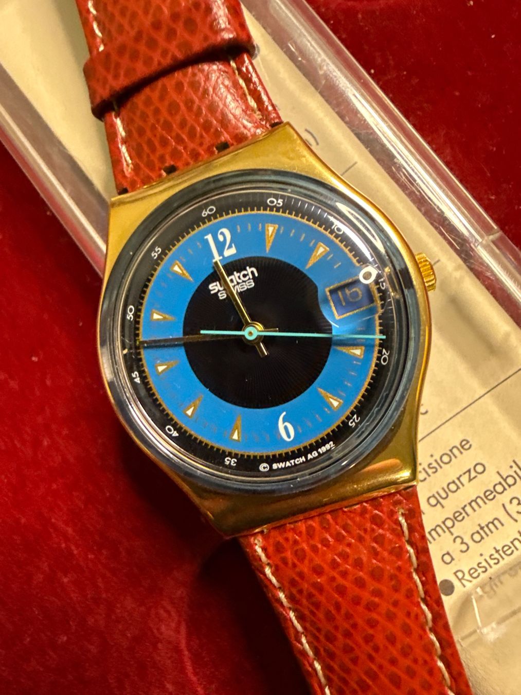 Swatch Orologi: Swatch 1992 ungetragen – Nuovo (secondo la descrizione) da Pfeffingen venduto da Allhandelklgwatches