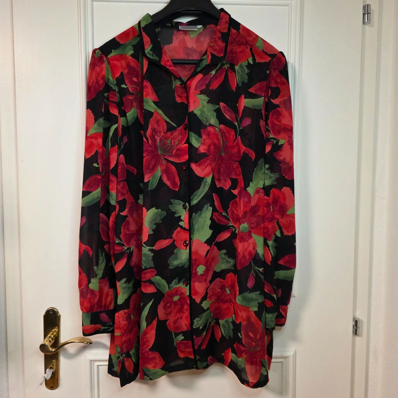 Camicette: Vintage Blumenbluse DELMOD INTERNATIONAL Größe 44 – Usato da Wald ZH venduto da CapLux 2
