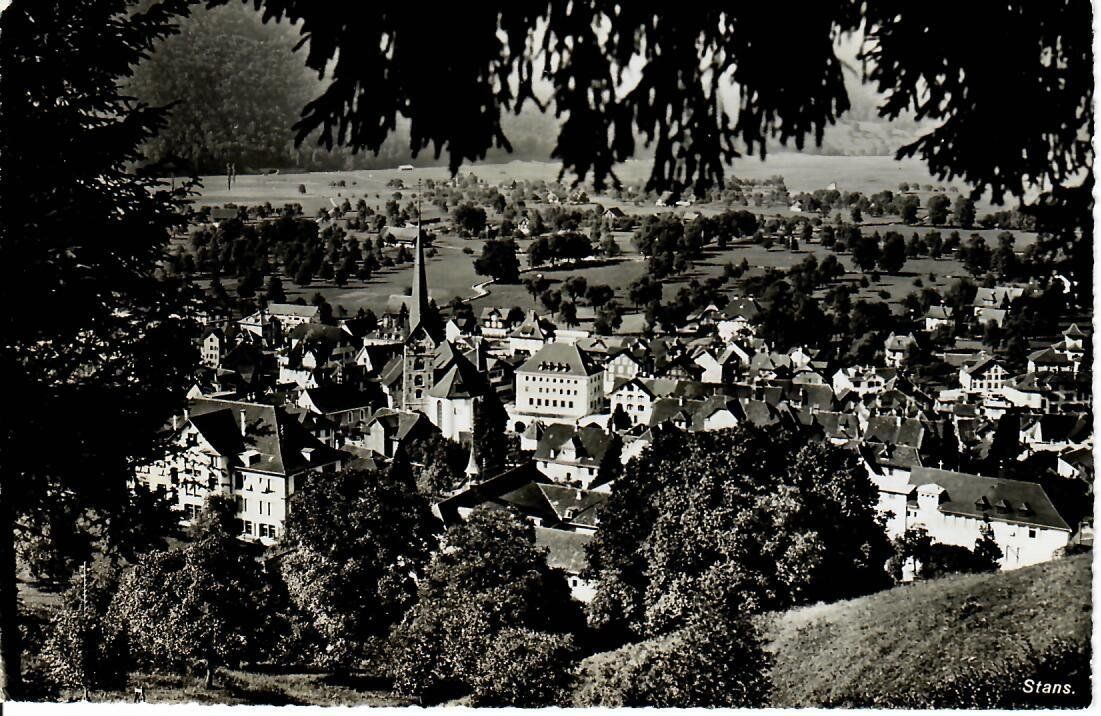 Ansichtskarten: Stans  1956 – Gebraucht aus Hochdorf von Ziegel-16