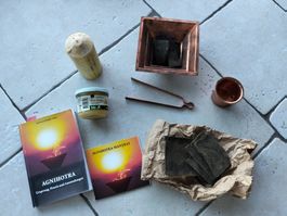 Agnihotra Set mit Kupferpyramide  - Vedisches Feuerritual