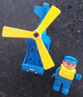 Lego Duplo 2619 Helicopter mit blauer Figur Vintage 1984