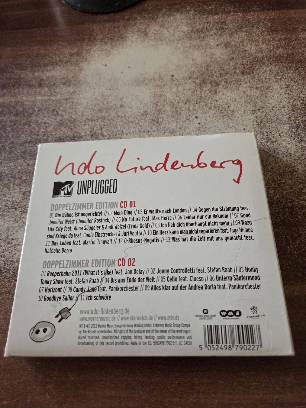 CD: Udo Lindenberg - MTV Unplugged Doppelzimmer Edition – Usato da Wattenwil venduto da Mage66 1