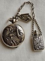Silbermünzhalter mit Zubehör, 900 Punze, Art Nouveau