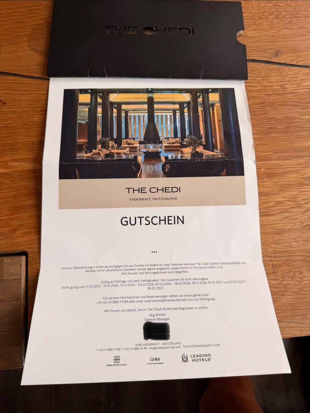 Buoni: Chedi Andermatt Gutschein – Nuovo (secondo la descrizione) da Riggisberg venduto da kol_8fsw