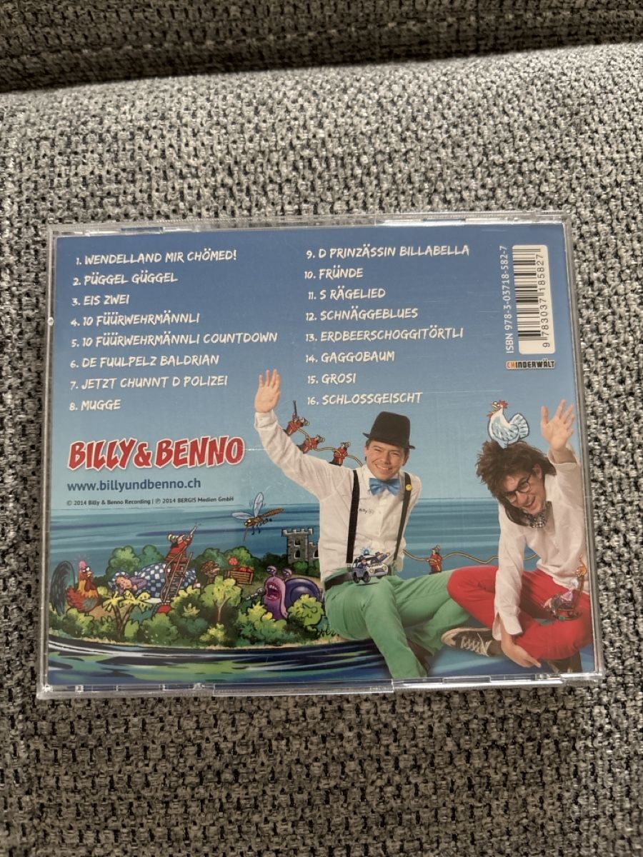 CDs: Billy&Benno CD - Wendelland mir chömed! – Gebraucht aus Rünenberg von ZwergLi100 1
