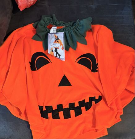Costume citrouille Halloween taille unique neuf étiqueté