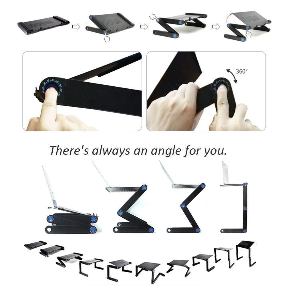 Notebook: Support réglable lit sofa Macbook laptop table pliable – Nuovo e nell'imballaggio originale da Morges venduto da DigiAC 5