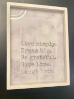 Motivationsbild mit Licht - Tolle Deko für dein Zuhause!