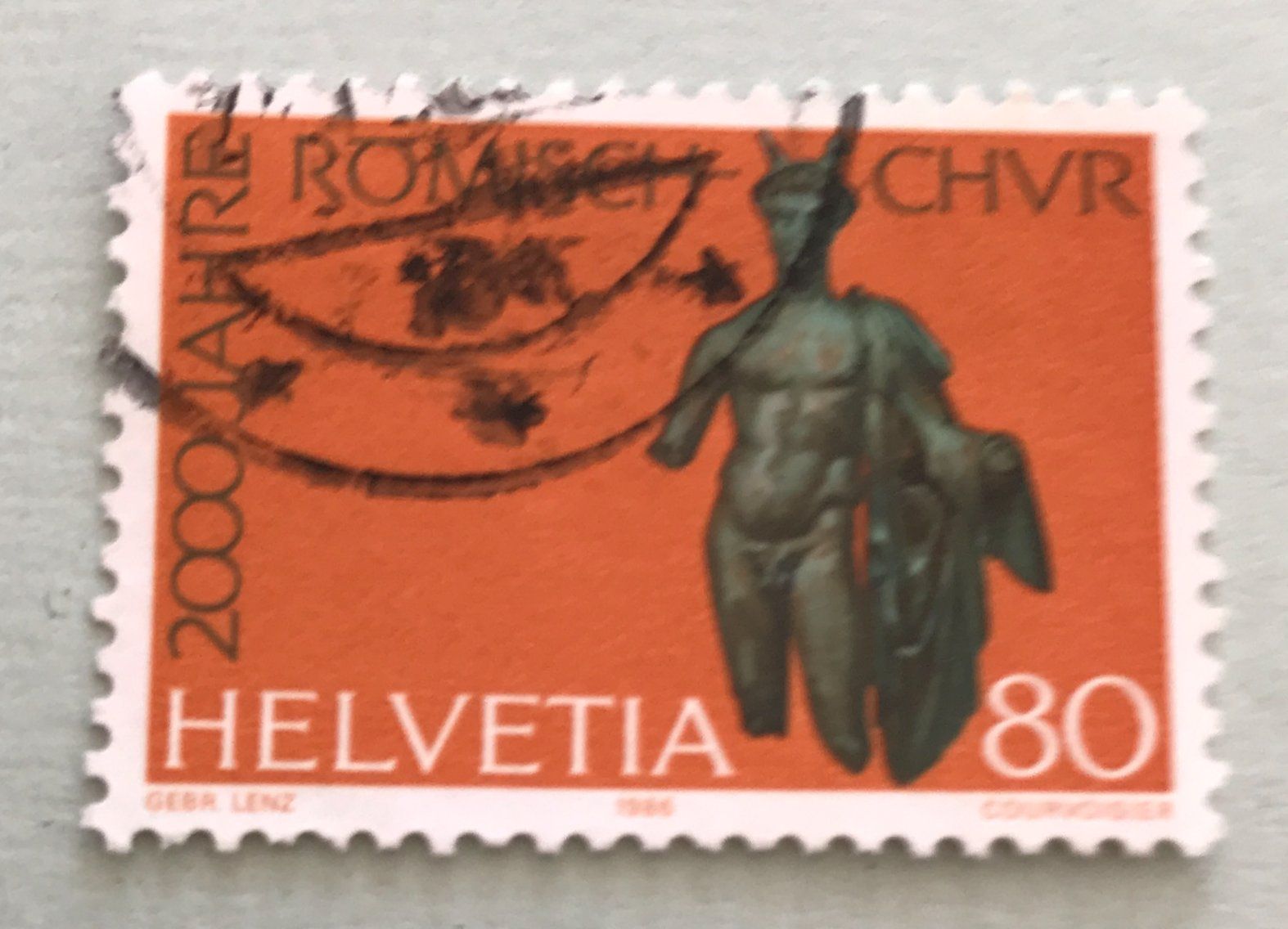 Tutti i francobolli: Nr.722 mit Stempel 2000 j.Römisch-Chur 1986    – Usato da Aarau venduto da Billa007